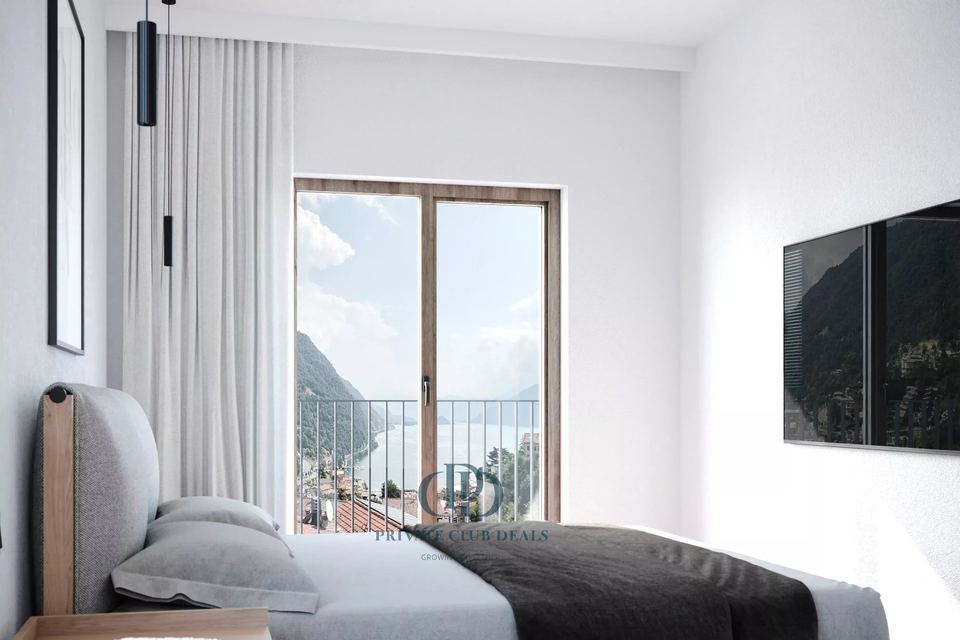 Eleganza su due piani con giardino privato e vista panoramica sul Lago di Como — 10