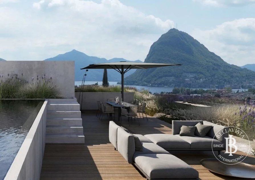 New Three-Bedroom Apartment with Lake and Mountain Views, Pregassona — 2