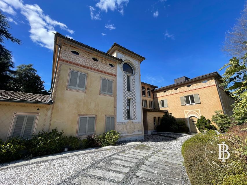 Historic villa with lake view and park, Montagnola — 7