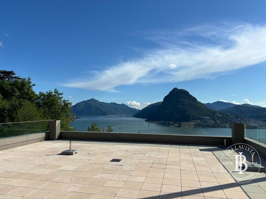 Villa with lake view and pool, Ruvigliana — 7.5 rooms — 7