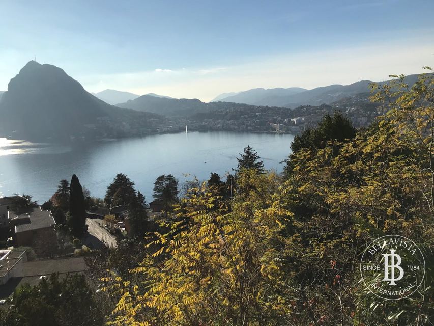 Villa with lake view and pool, Ruvigliana — 7.5 rooms — 8