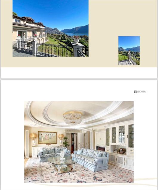 Mediterranean-style mansion with lake view, Sorengo — 2