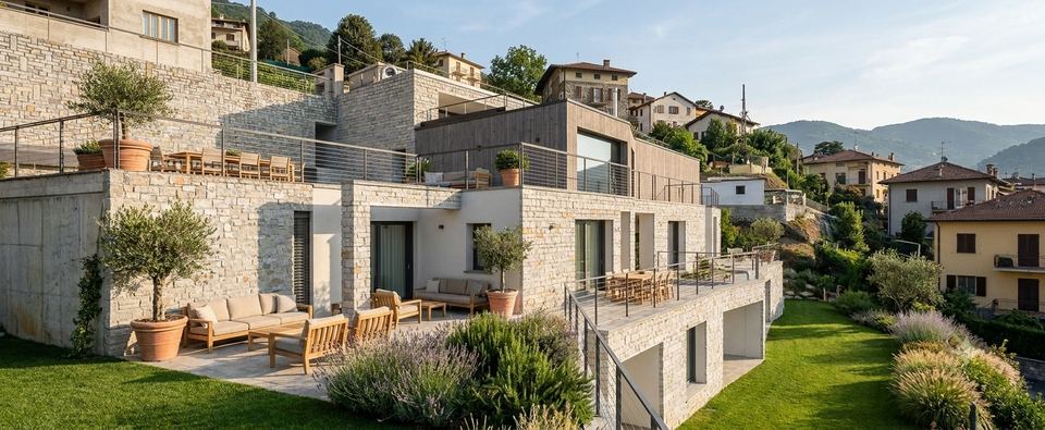 Exclusive Penthouse with Panoramic Terrace and Shared Swimming Pool Overlooking Lake Como — 11