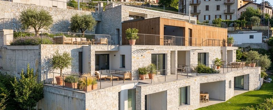 Exclusive Penthouse with Panoramic Terrace and Shared Swimming Pool Overlooking Lake Como — 12