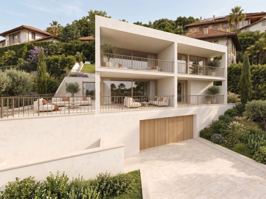 4,5 комнатная квартира с крытой террасой и частным садом — Residenza Oleandro, Pura — 1