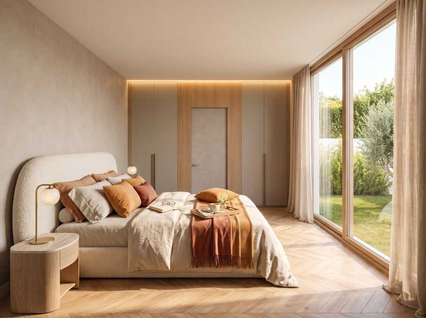 4,5 комнатная квартира с крытой террасой и частным садом — Residenza Oleandro, Pura — 8