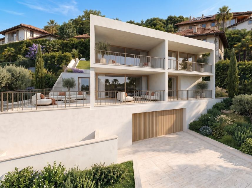 Appartamento 3.5 locali al primo piano con terrazza — Residenza Oleandro, Pura — 1