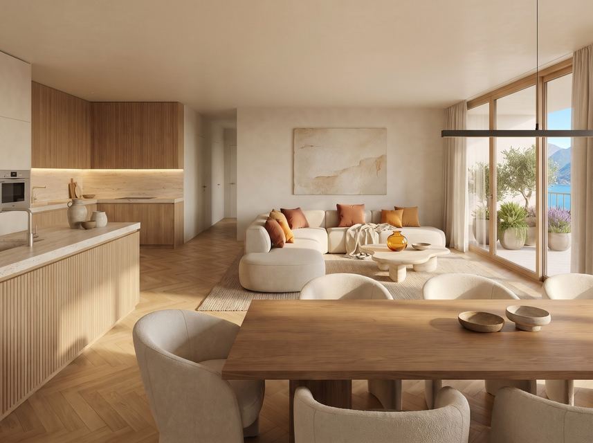Appartamento 3.5 locali al primo piano con terrazza — Residenza Oleandro, Pura — 5