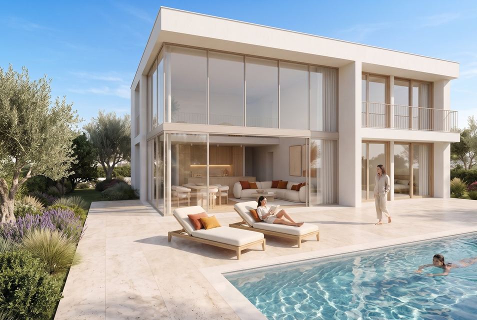 Contemporary detached villa with private swimming pool — Residenza Oleandro, Pura — 3