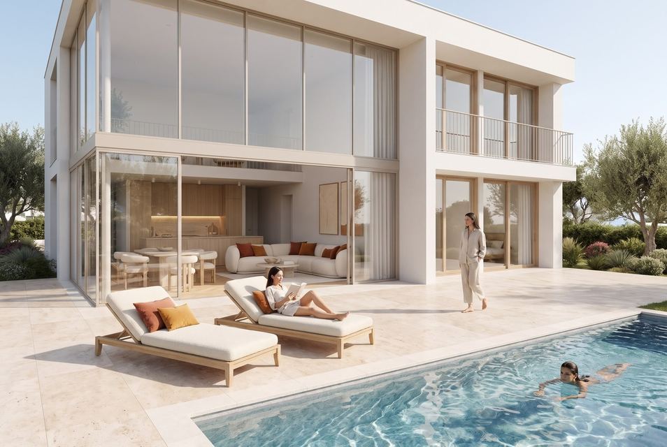 Contemporary detached villa with private swimming pool — Residenza Oleandro, Pura — 5