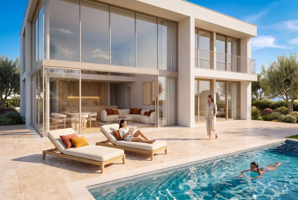 Contemporary detached villa with private swimming pool — Residenza Oleandro, Pura — 6