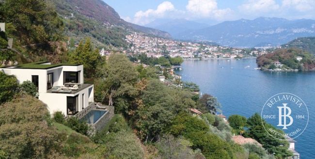 Elegant Modern Villa Overlooking Lake Como and Comacina Island — 12