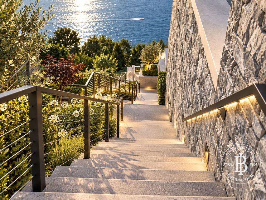 Elegant Modern Villa Overlooking Lake Como and Comacina Island — 5